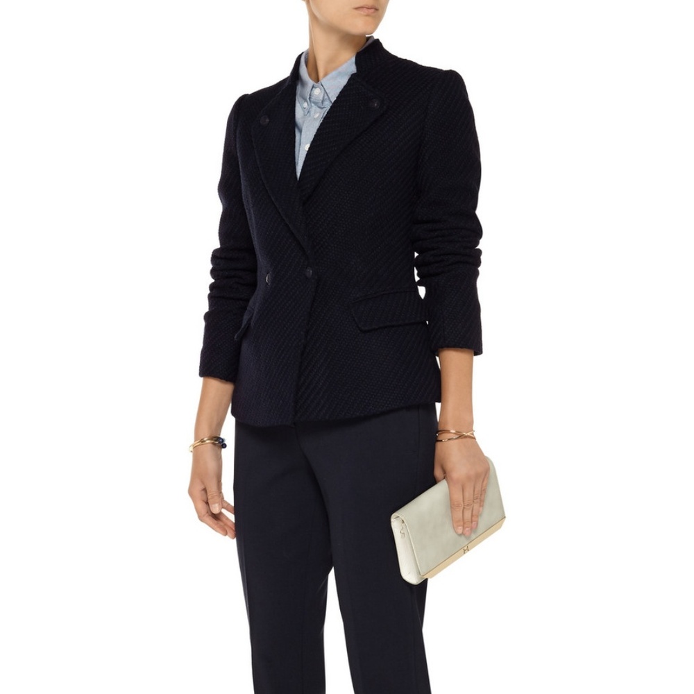 NWT VINCE Bouclé Wool Blend Lined Jacket, US 4